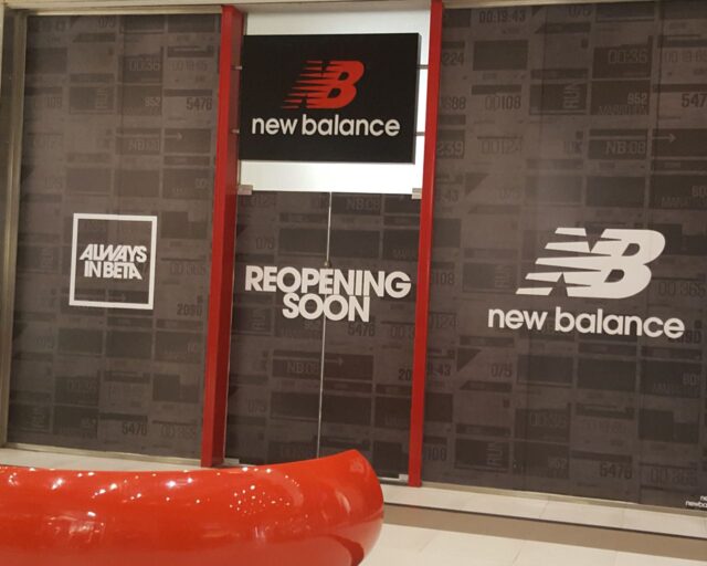Ανακαίνιση & Διακόσμηση Καταστήματος New Balance στο The Mall Athens